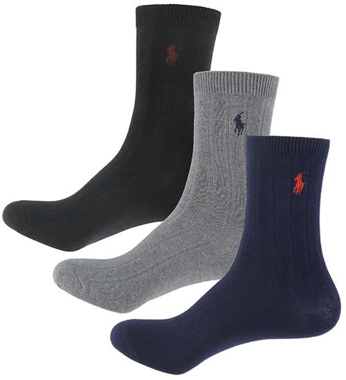 Polo Ralph Lauren Strømper - 3-pak - Navy Assorted