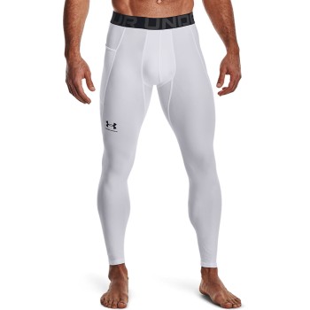 Under Armour HeatGear Compression Leggings Hvid 3XL Herre