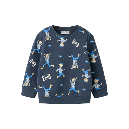 NAME IT Sweatshirt Alfe Emil Ombre Blue