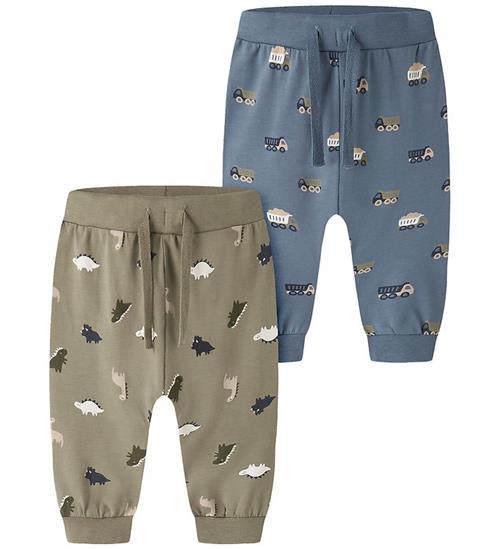 Name it Bukser - 2-Pak - NbmVroels - Mermaid/Blue Mirage