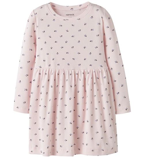 Name It Kjole - Rib - NmfNicole - Raindrops On Roses m. Blomster