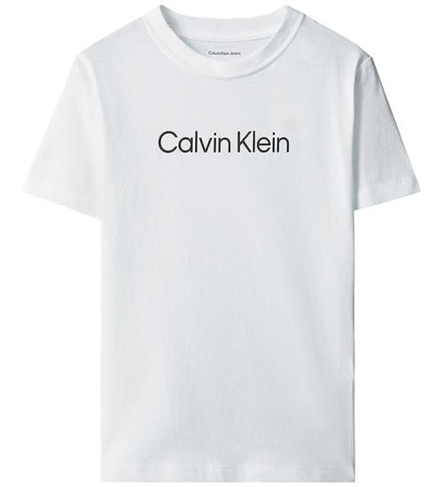 Calvin Klein T-shirt - INST Logo - Bright WhiteWHITE