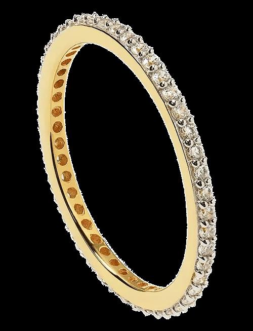 Syster P | Tiny Sparkle Ring Gold | 18 mm