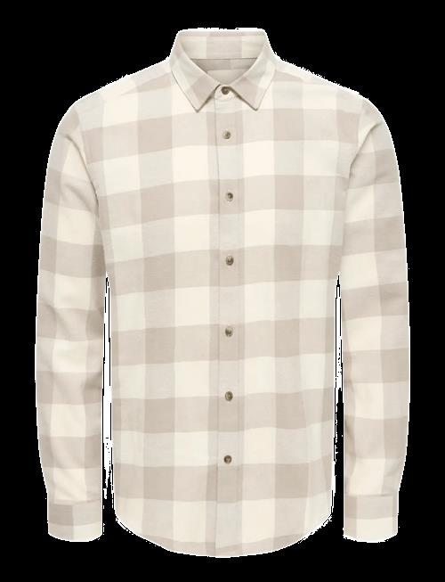 ONLY & SONS | Onsgudmund Ls Checked Shirt Noos | S