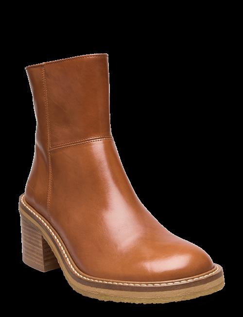 ANGULUS | Bootie - Block Heel - With Zippe | 40
