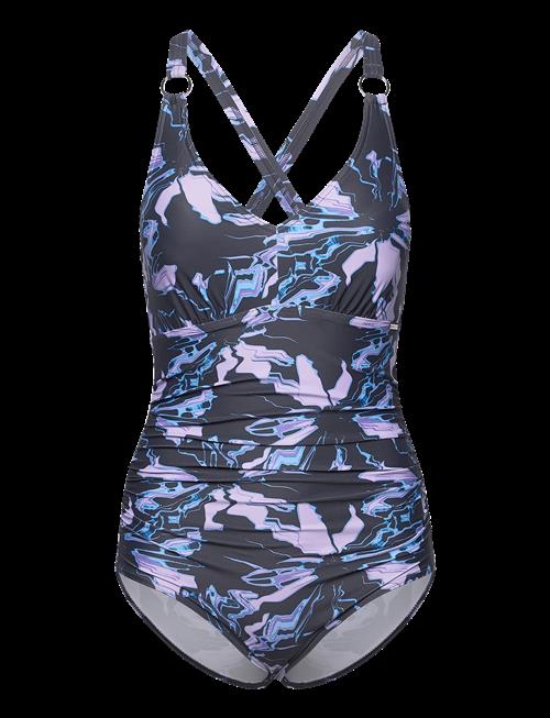 Speedo | Womens Shaping Printed V Neck 1 Piece | 38