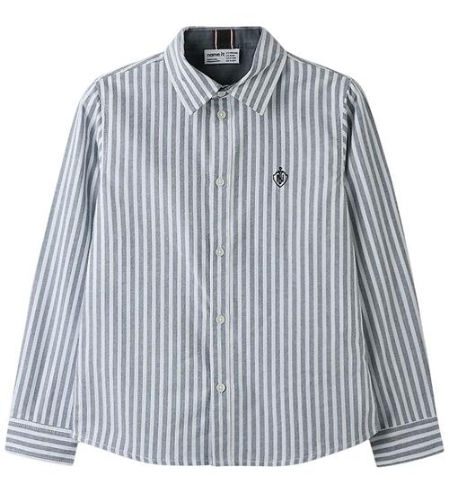 Name It Skjorte - Noos - nkmNewsa - Navy Blazer/BRIGHT WHITE