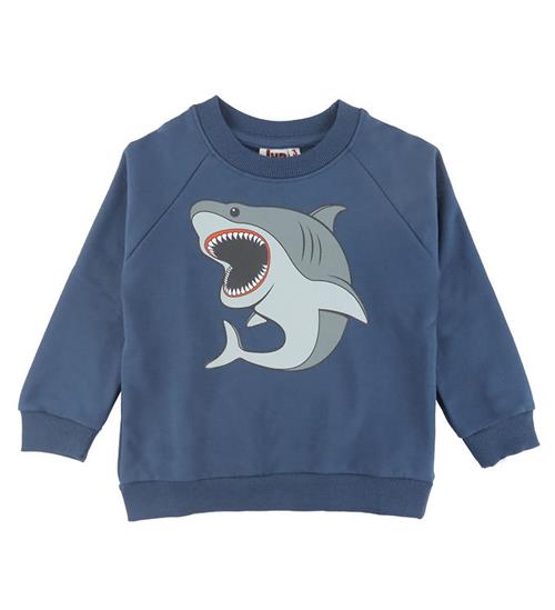 DYR Sweatshirt - DyrBellow - Dark Grey Bue Hvidhaj