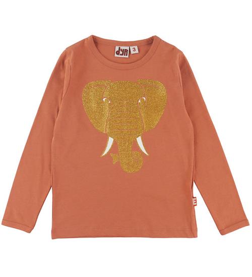 DYR Bluse - DyrShedding - Terracotta Elefant m. Glimmer