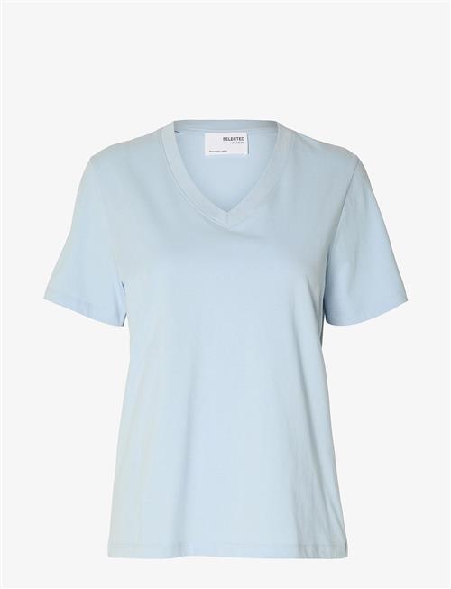 Selected | Slwessential Ss V-Neck Tee Noos | S