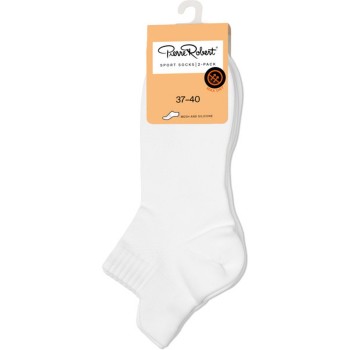 Pierre Robert Strømper 2P Sport Ankle Socks Women Hvid polyamid Str 37/40 Dame