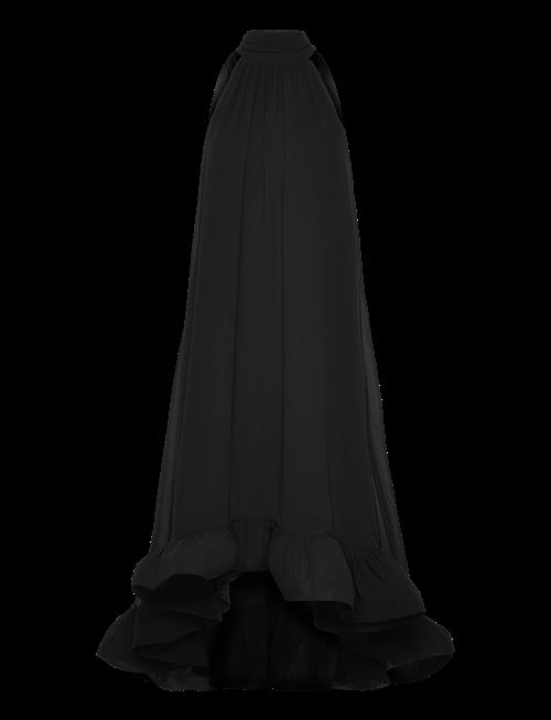 Malina | Sabrina Halterneck Ruffled Midi Dress | M