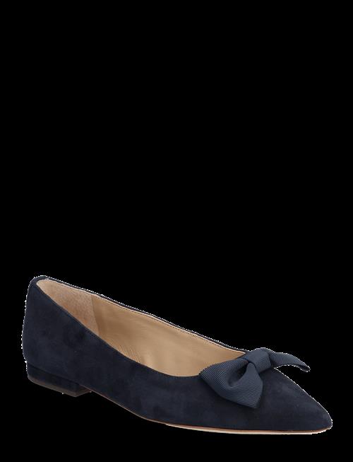 Lauren Ralph Lauren | Londyn Bow-Trim Suede Ballet Flat | 41