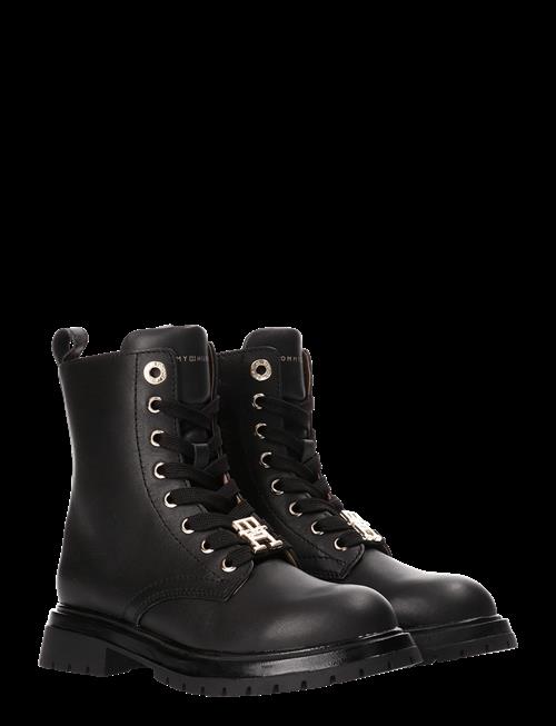 Tommy Hilfiger | Tommy Hilfiger Lace-Up Ankle Boots Black | 30/19.5CM