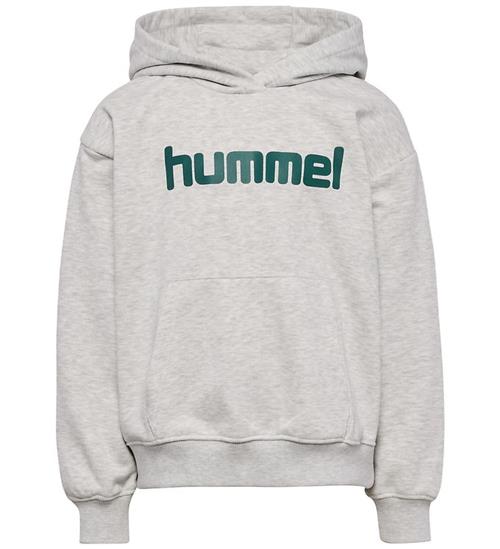 Hummel Hættetrøje - hmlJR - Light Grey Melange