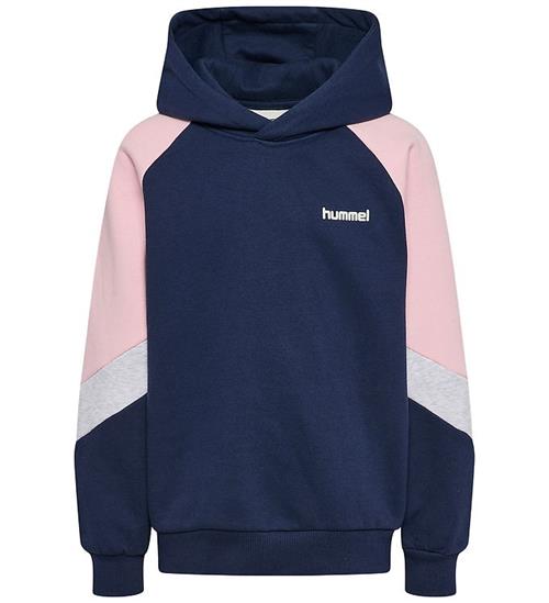 Hummel Hættetrøje - hmlJR - Dress Blue/Roseate Spoonbill