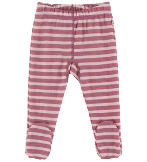 Joha Leggings m. Fødder - Uld - Bordeaux