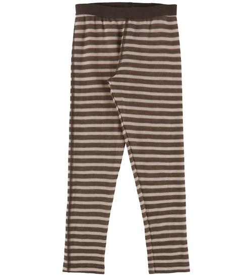 Joha Leggings - Uld - Mørkebrun