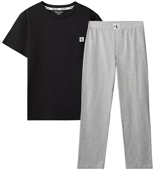 Calvin Klein Pyjamas Set - pvhblack/w/GreyheatherBLACK