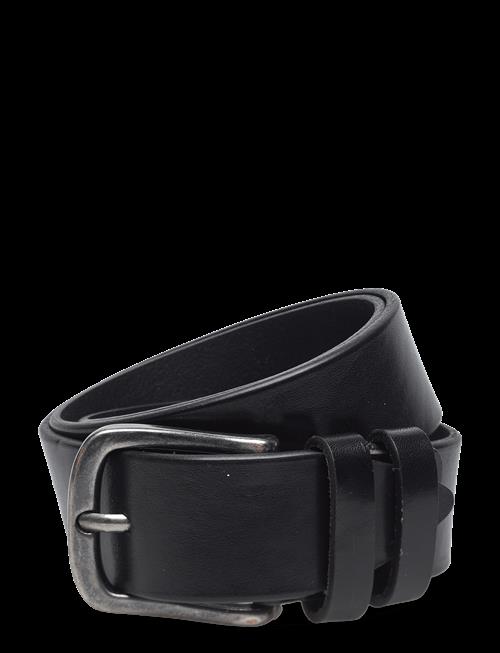 Portia 1924 | Black Full Grain Leather Belt | 95 cm