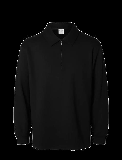 Selected | Slhrelax-Emanuel Soft Polo Zip Sweat Ex | XL