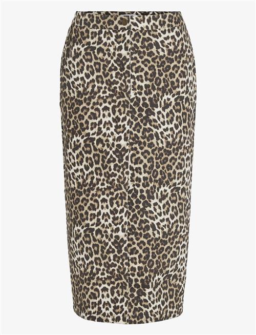 Vila | Vileonor Hw Midi Leo Denim Skirt July/Lc | 34