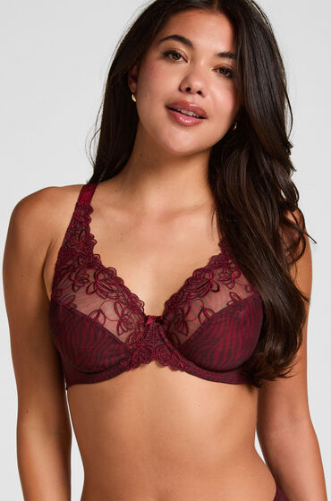 Hunkemöller Ikke-formstøbt bøjle-bh Diva Rød