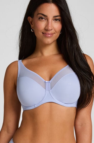 Hunkemöller Ikke-formstøbt minimizer bøjle-bh Nina Blå