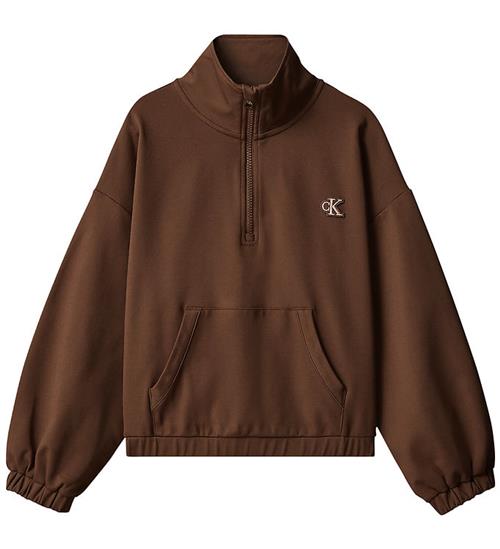 Calvin Klein Bluse m. Lynlås - Rocky Road