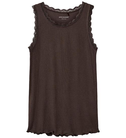 Sofie Schnoor Top - Rib/Blonder - Astridsy - Brown Fudge