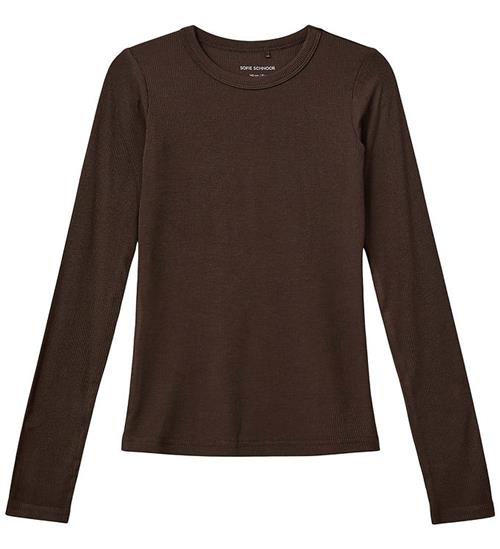 Sofie Schnoor Bluse - Rib - Petricisk - Brown Fudge