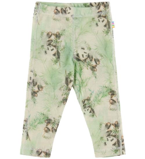 Joha Leggings - Uld - Off White m. Pandaer