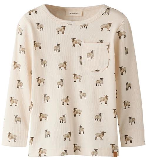 Lil Atelier Bluse - NmmGavo - Turtledove/Sheep