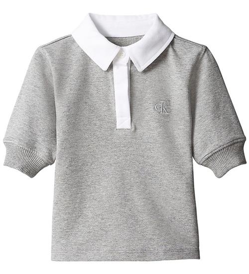 Calvin Klein Sweatkjole - Platinum Heather