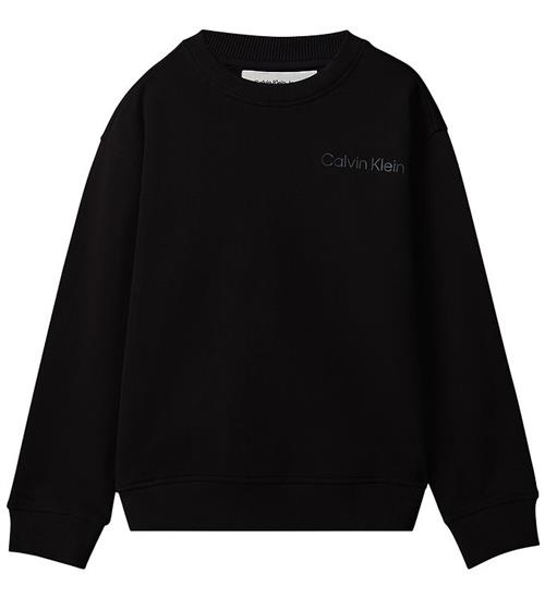 Calvin Klein Sweatshirt - Back Print - Sort m. Print