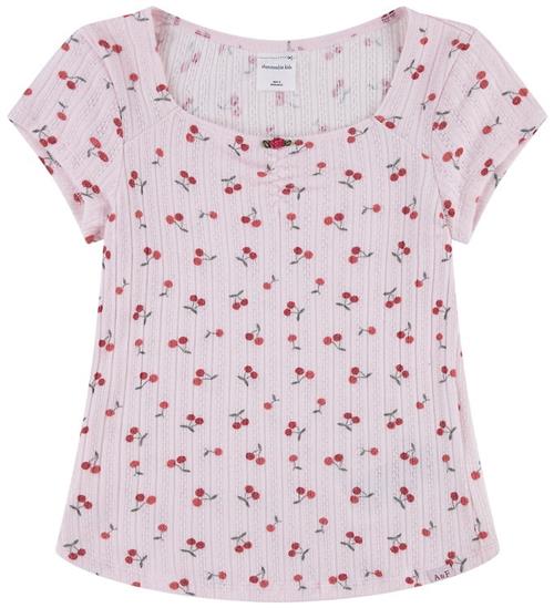 Abercrombie & Fitch T-shirt - Cherry Cluster m. Hulmønster