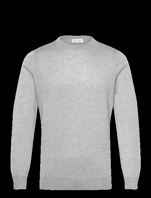 Davida Cashmere | Man Fine Knit O-Neck Sweater | L