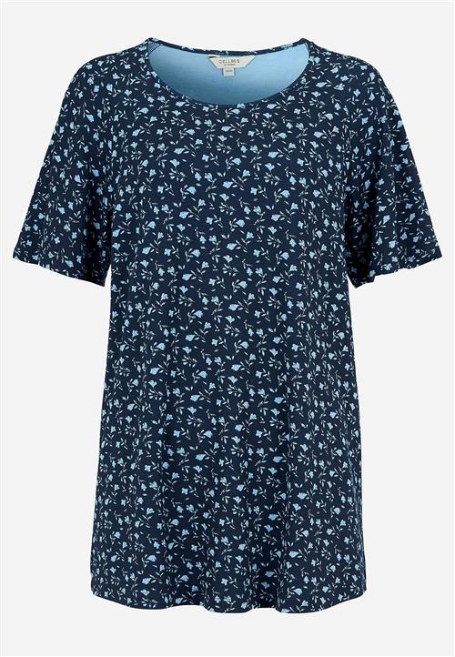 Cellbes of Sweden Jerseytunika med et blomstermønster