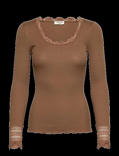 Rosemunde | Rwbenita Silk Ls O-Neck Lace T-Shir | M