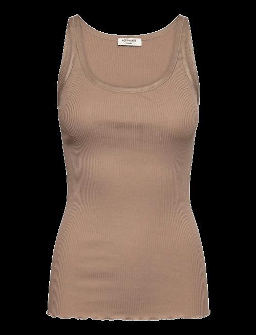 Rosemunde | Rwbelle Silk U-Neck Strap Elastic T | M