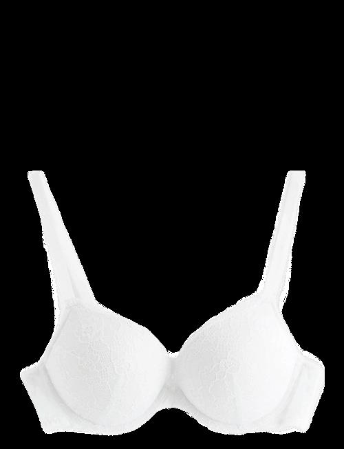 Lindex | Bra Linnea In Lace - White | C x 70