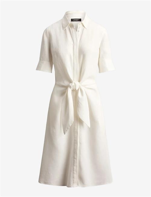 Lauren Ralph Lauren | Tie-Front Linen Shirtdress | 36