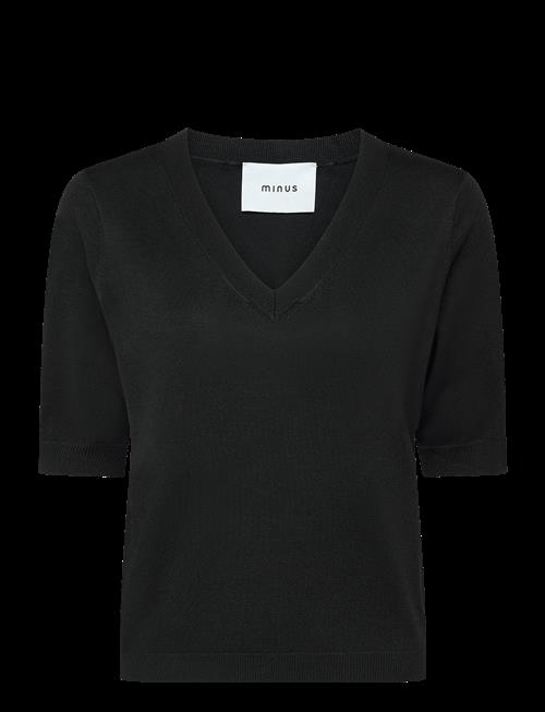 Minus | Milla V-Hals Strik T-Shirt | L