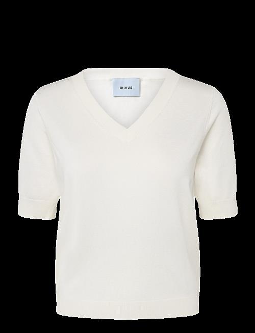 Minus | Milla V-Hals Strik T-Shirt | XS