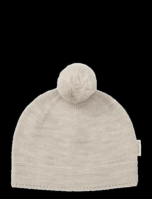 Copenhagen Colors | Knitted Beanie With Pompom | 53/54/3Y/9Y