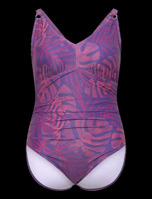 Speedo | Womens Shaping Printed V Neck 1 Piece (+) | 46
