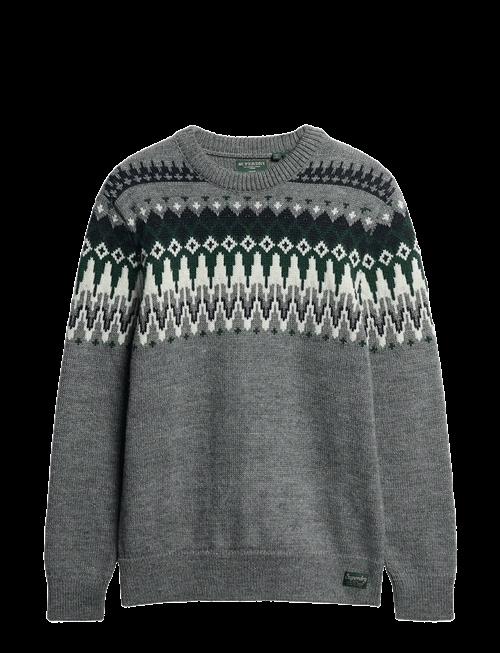 Superdry | Fairisle Knit Crew Jumper | XXXL
