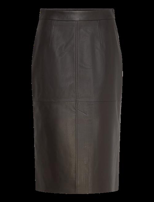 Rosemunde | Rwfelino Leather Calf Skirt | 42