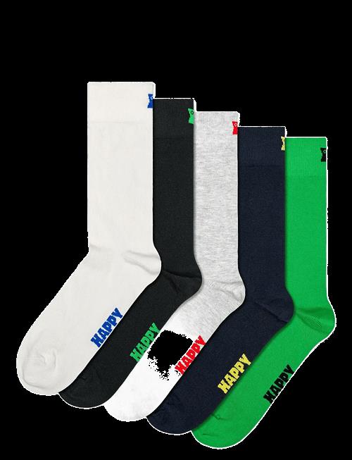 Happy Socks | 5-Pack Solid Socks | 41-46