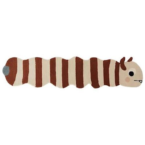 OYOY OYOY Mini Leo Larva Tæppe Caramel  One Size    One Size  Drenge, Piger